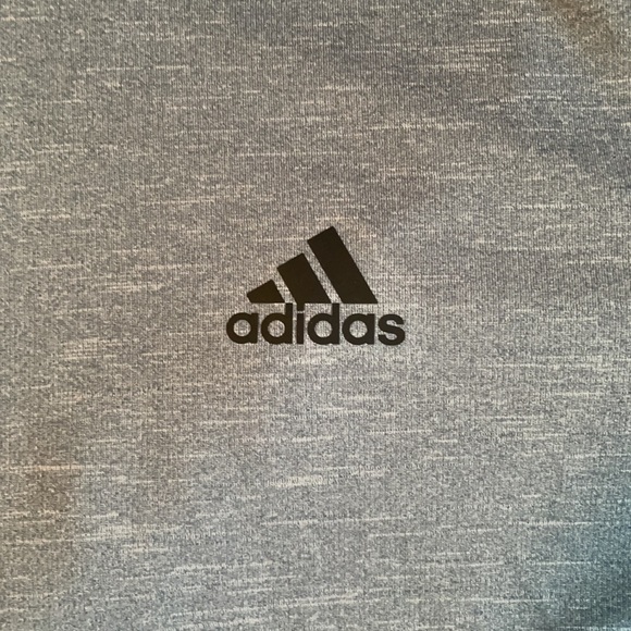 Light Blue Adidas Long Sleeve Sweatshirt - Picture 2 of 4